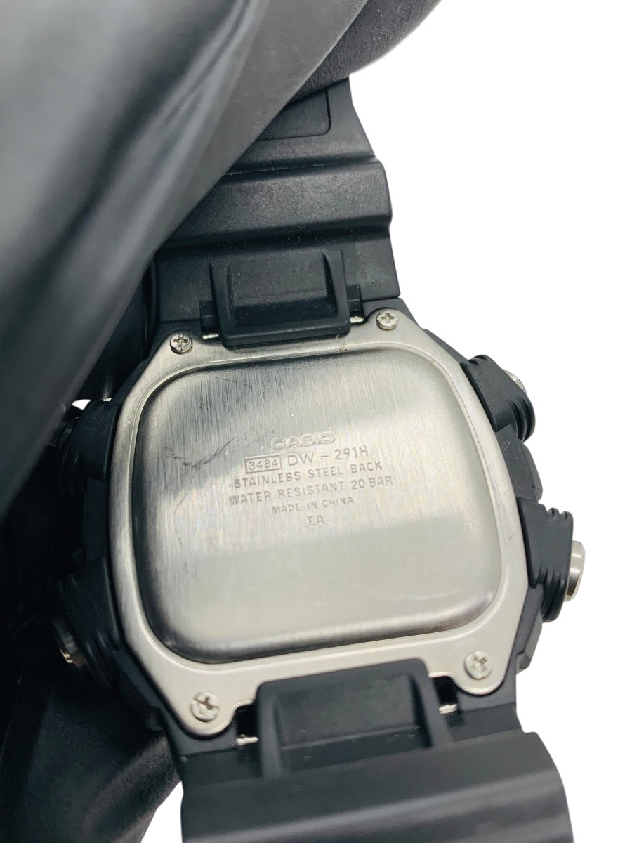 Casio 3484 Digital Watch 46.5mm Black Rubber Band 5.8mm Lug fits 7.5in