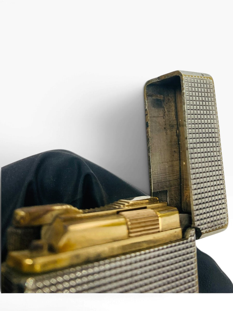 Vintage ST Dupont Ligne 1 Silver Luxury Box Pocket Lighter