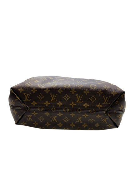 Louis Vuitton Sully MM Shoulder Handbag Monogram Canvas Brown