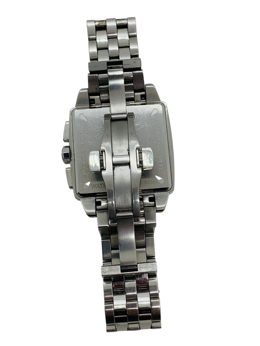 Tissot 1853 Quadrato Men's Chronograph Watch - Quartz Stainless Steel 36x39mm Black Dial