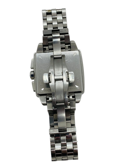 Tissot 1853 Quadrato Men's Chronograph Watch - Quartz Stainless Steel 36x39mm Black Dial