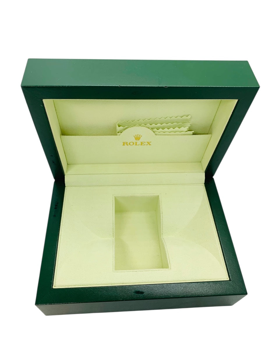 Authentic Rolex Swiss Green Watch Box W/ Pillow Case and Outer Box