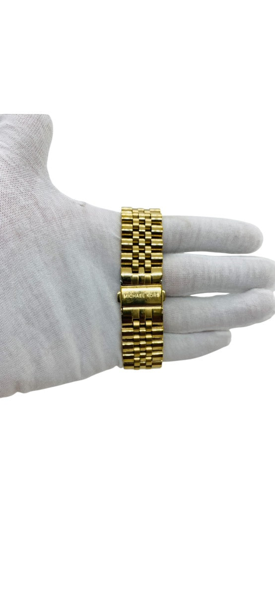 Michael Kors MK-8281 Quartz Gold-Tone Wrist Watch for Men 45mm