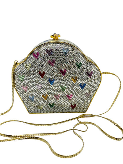 Judith Leiber Swarvoski Crystal Shoulder Bag with Dustbag & Mirror