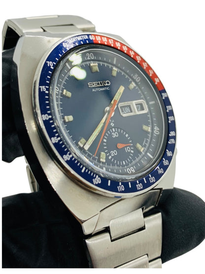 Seiko Sports 6139-6005 Automatic Chronograph Pepsi Bezel Men's Watch