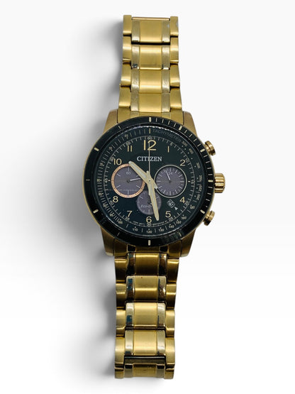 Citizen B620-S109469 Mechanical Automatic Watch 43.6mm Black Dial Gold