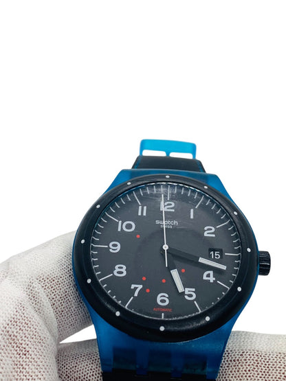 Swatch Automatic Mens Watch Sistem Class Blue SUTS405 42mm