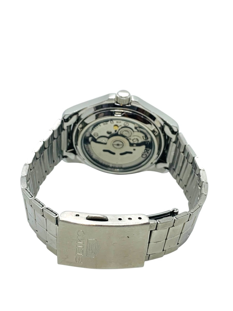 Seiko Men's Series 5 Silver Dial Day/Date Automatic Watch - SE-SNKK87