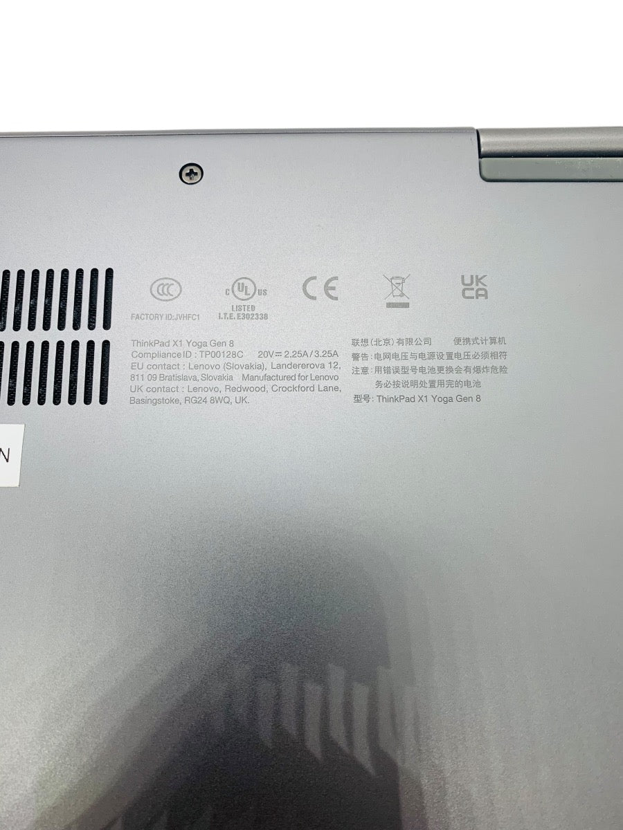 Lenovo ThinkPad X1 Yoga Gen 8 i5-13th Gen RAM 16gb SSD 256gb W11P Touch 14 FHD