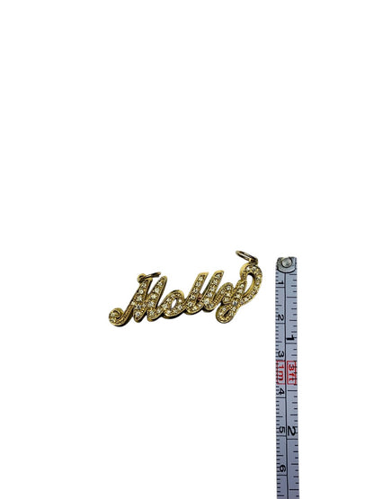 14K Yellow Gold "Molly" Design Pendant 8.5 Grams |1 3/4" x 1"