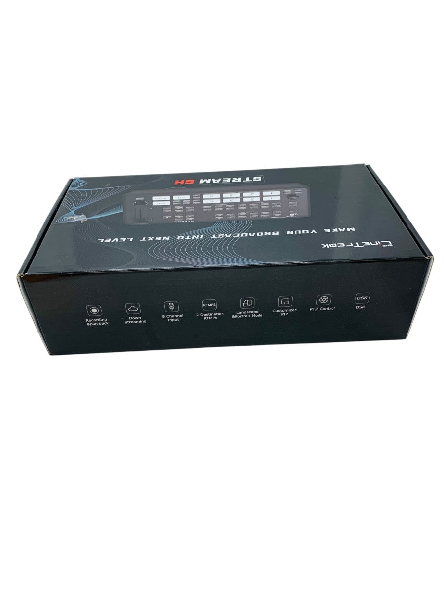 Cine Treak Stream 1/SH/1S Video Switcher 5-CH SDI HDMI USB Multi-Solution Deck