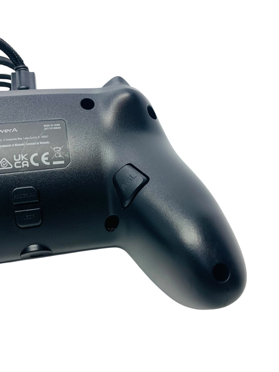 Nintendo Power A Enhanced Wired Controller Black LED Controller