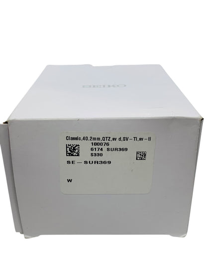 Seiko 6N52-00B0 Quartz Analog Watch Titanium 40mm Sapphire Crystal