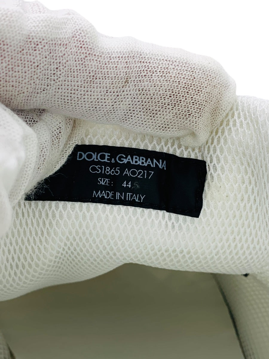 Dolce & Gabbana White Portofino Logo Low Top Trainers Sneakers EU44 / US11