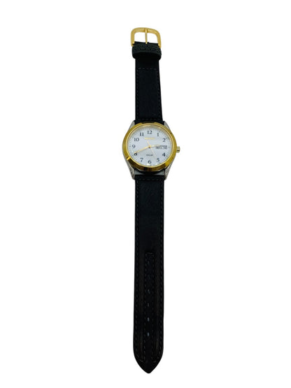 Seiko Solar Day/Date Quartz Men's Watch (SNE056)