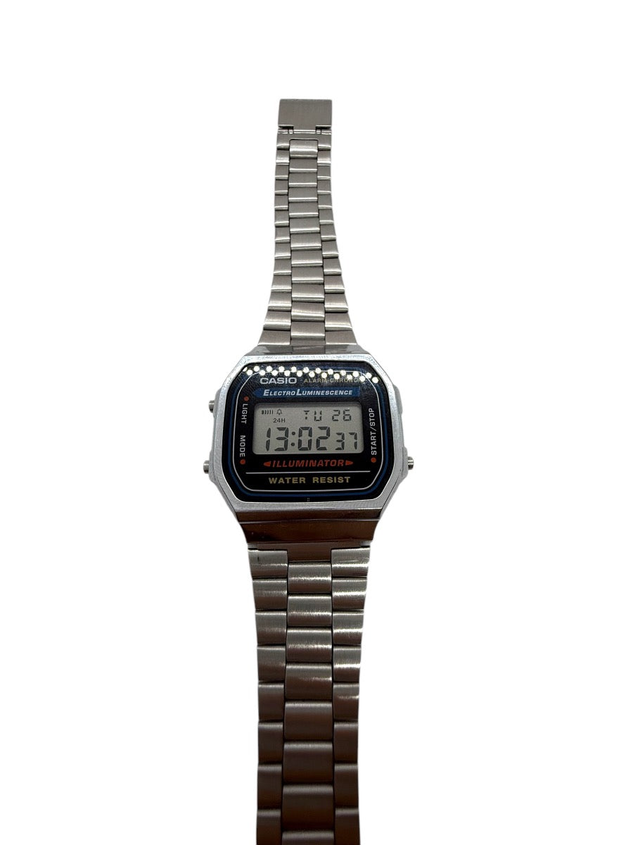 Casio Silver Illuminator Digital Watch Men 3298