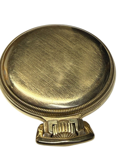 Vintage Illinoise Pocket Watch 10K Gold Filled Wind-Up Open Face 1920s