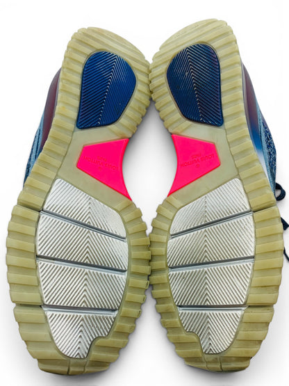 Louis Vuitton Mens V.N.R Knit Pink Sneakers Size 10