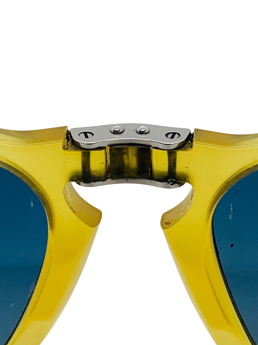 Persol Steve Mcqueen Yellow Polarized Sunglasses Folding 54□21 140