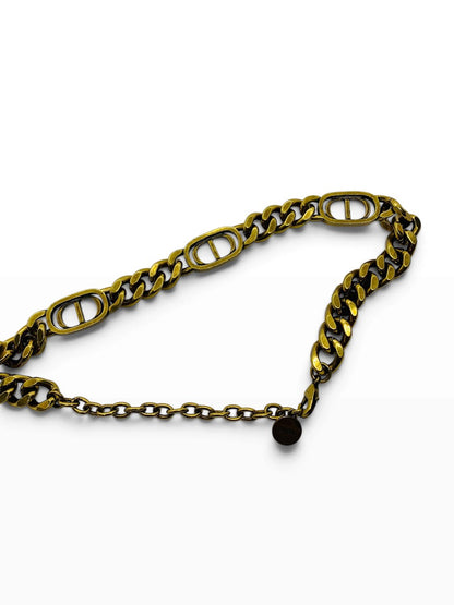 Chrisitan Dior 30 Montaigne Choker Yellow Necklace | Size 18 | 61.6g