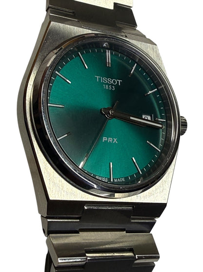 Tissot PRX 40mm T137.410.11.091.00 Green Dial Quartz Swiss Watch