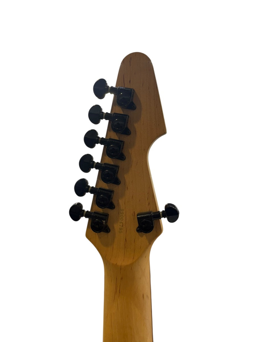 Schecter Guitar A-7+ Diamond Series Black Solid Body Electric Guitar 1999