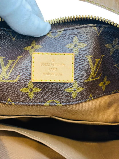 Louis Vuitton Sully MM Shoulder Handbag Monogram Canvas Brown