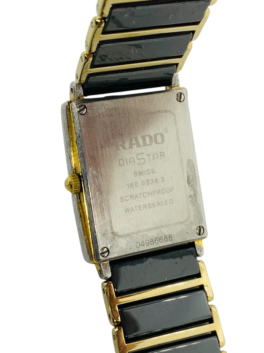 Rado Diastar 160.0338.3 Jubile Diamond Bezel Quarts Watch Unisex