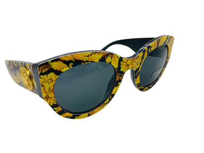 Versace Baroque Yellow |Black Floral Lady's Sungless Mod. 4353 5283/87 | 51-26 140