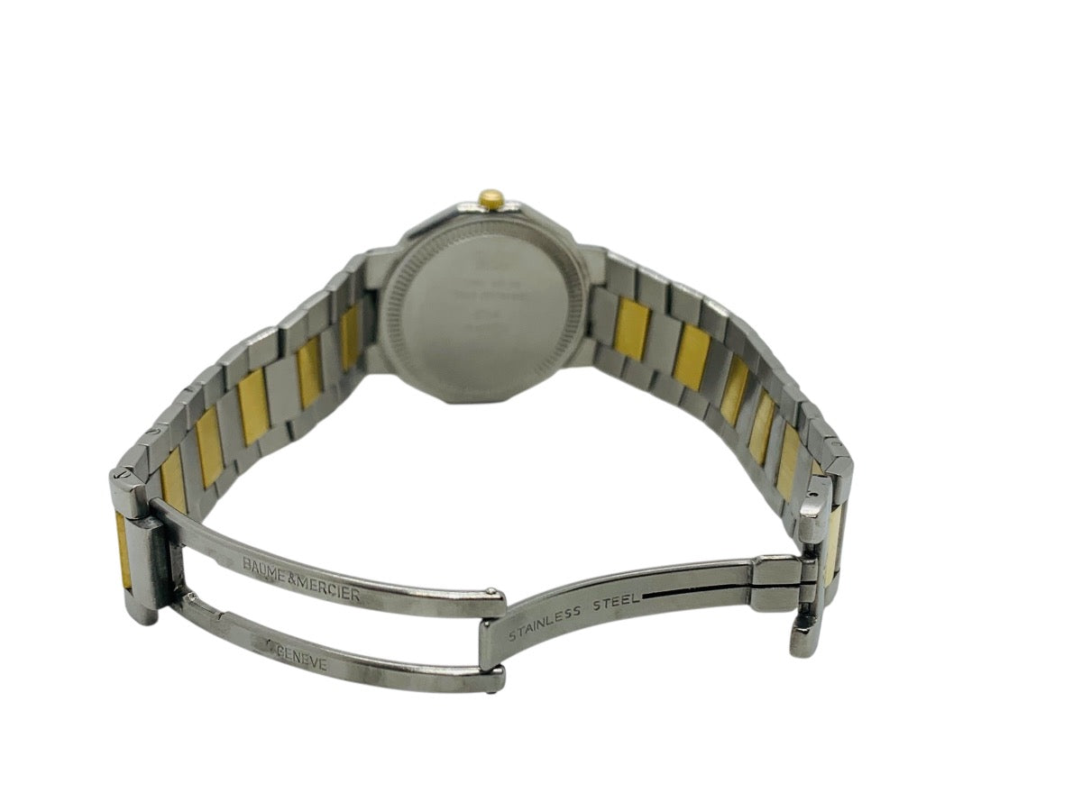 Baume & Mercier Riviera 5131.050 18k Gold/SS Diamond Bezel Swiss Quartz Watch