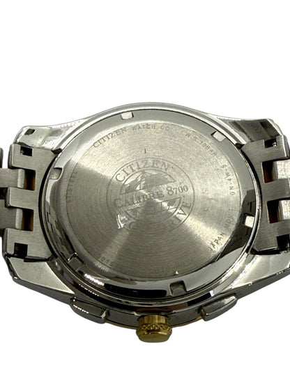 Citizen Black Dial Men's Quartz Stainless Steel Watch 6329-S121493