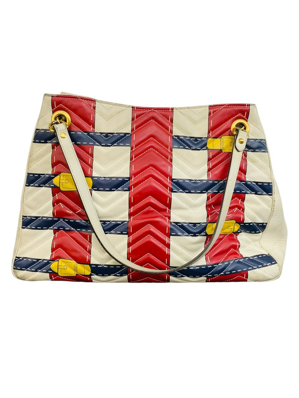 Gucci GG Trompe L'Oeil Marmont Flap Bag