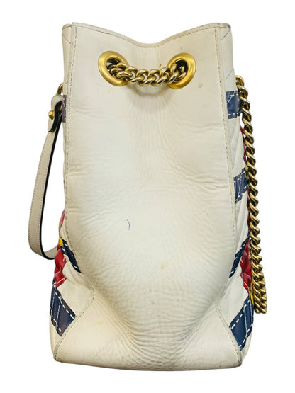 Gucci GG Trompe L'Oeil Marmont Flap Bag