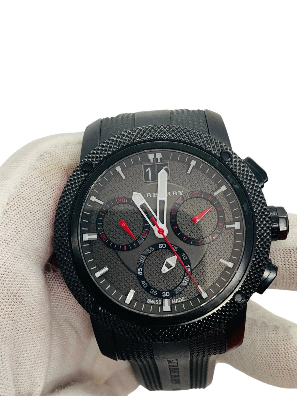 Burberry Sport Chronograph Men's Watch BU9802 Sapphire Crystal 100m 47mm