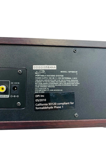 ILive Model ISP500CW Speaker system for IPhone or IPod